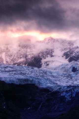 雪山风景心旷神怡