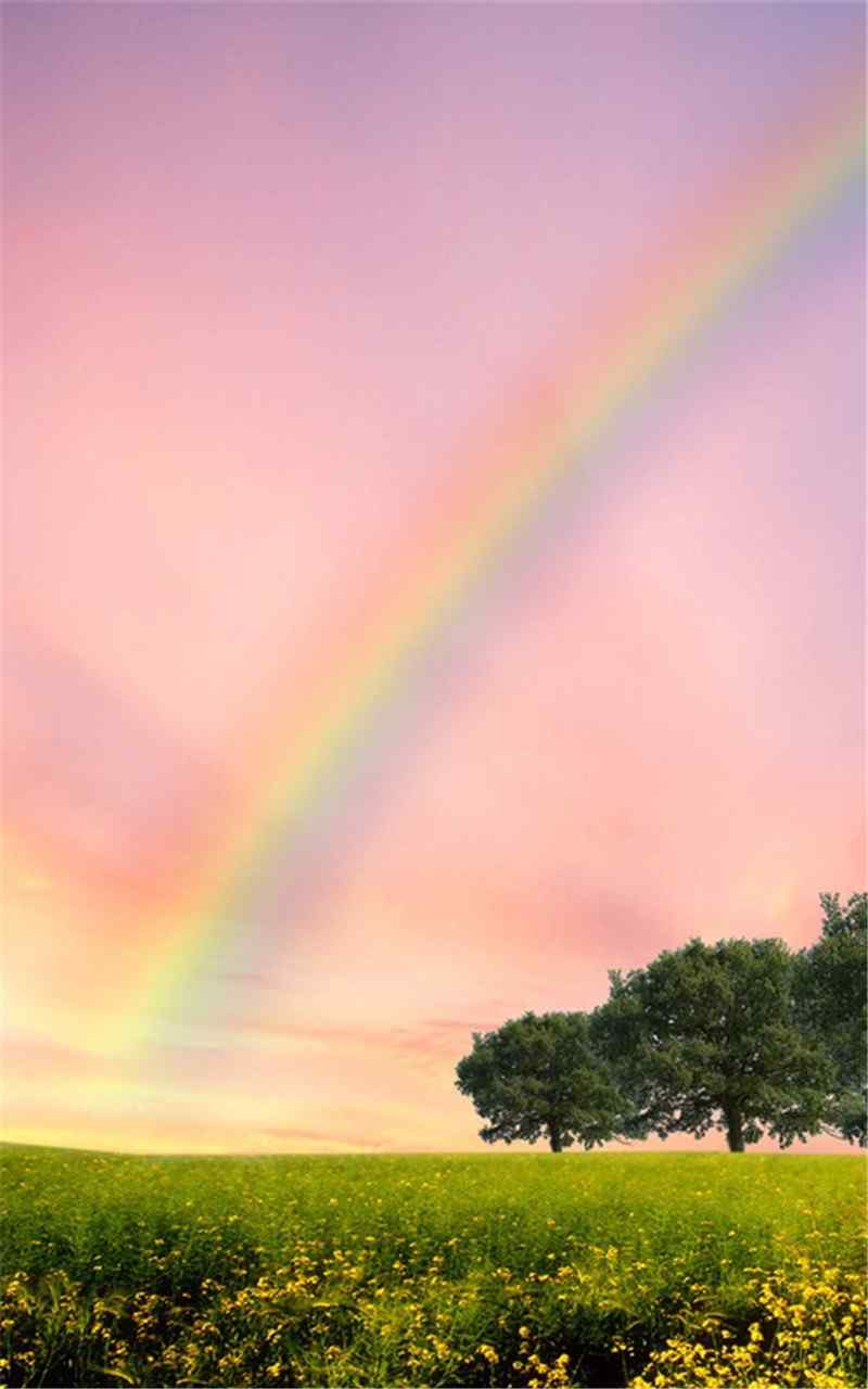 雨后清新唯美彩虹手机壁纸高清下载（7辑）