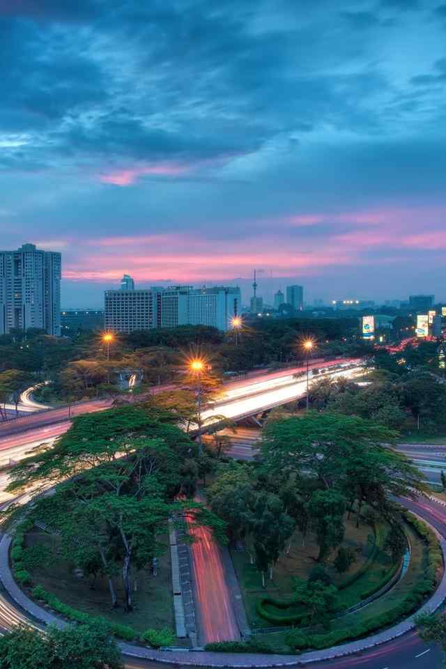 繁华城市夜景高清手机壁纸图集