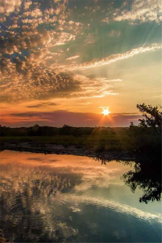 唯美夕阳风景高清手机壁纸