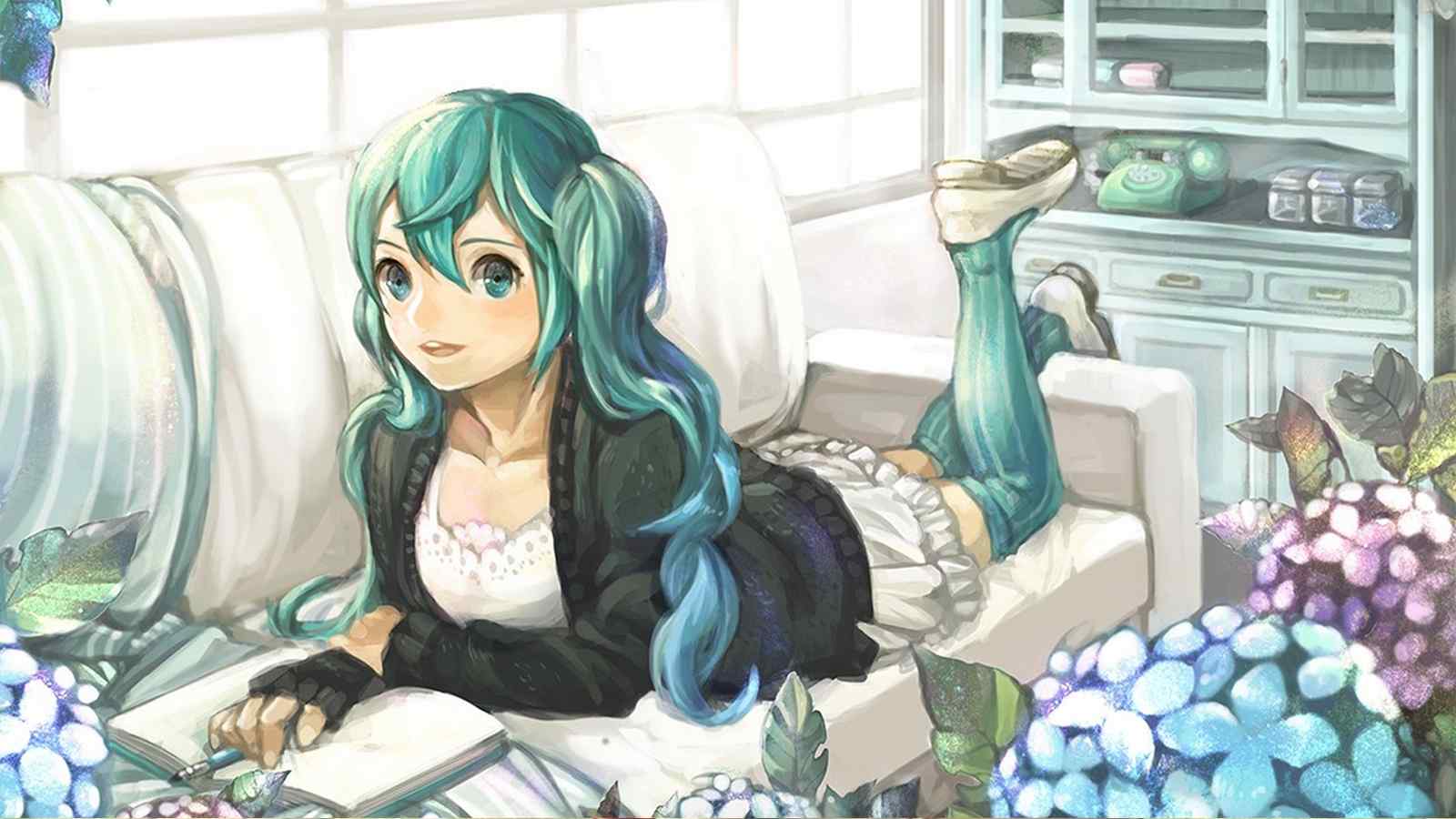 初音未来动漫美女图片桌面壁纸