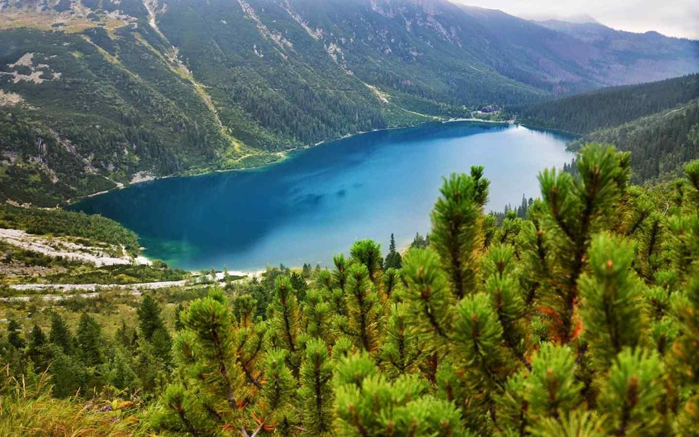 山川大海的唯美风景图片桌面壁纸