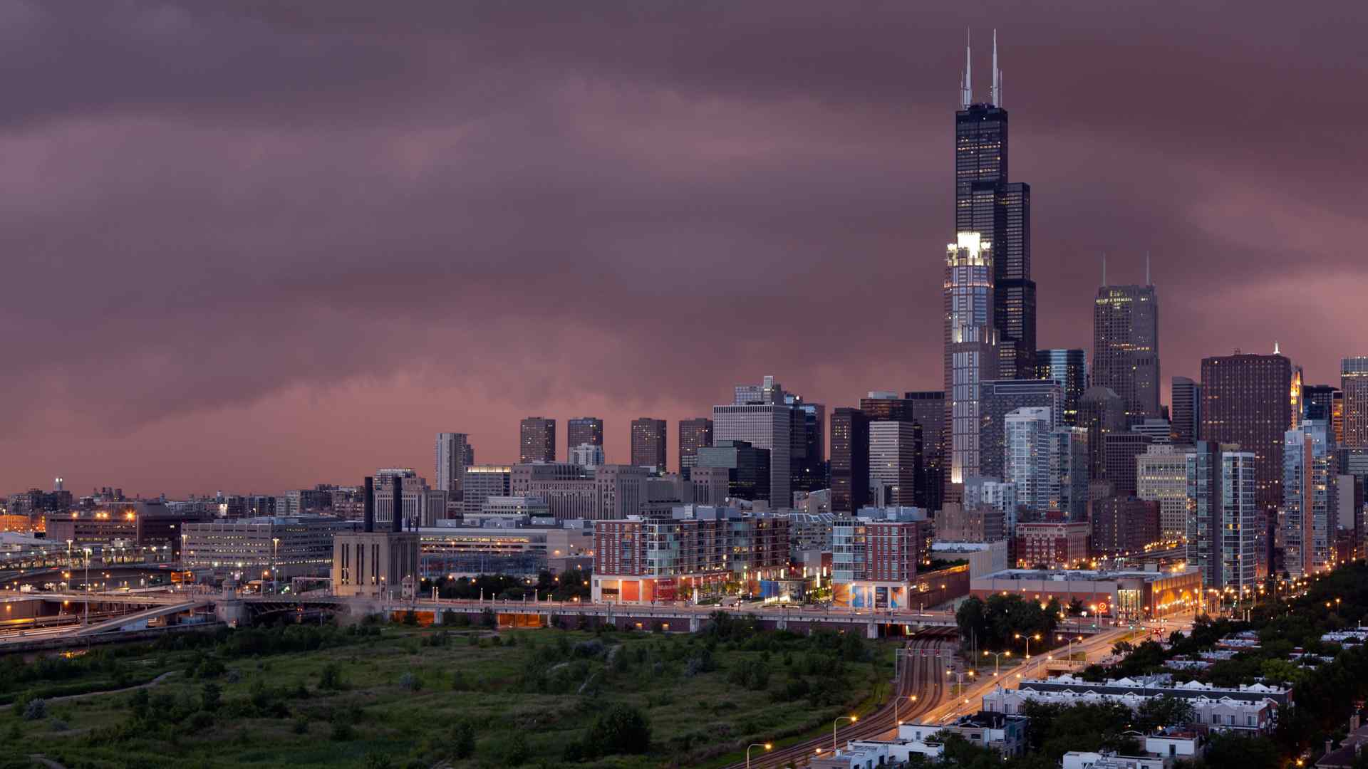 唯美芝加哥城市风景桌面壁纸 十一辑