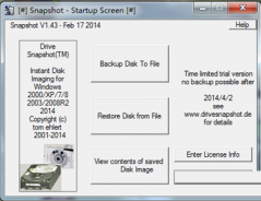 硬盘镜像备份(Drive SnapShot) v1.4绿色版下载